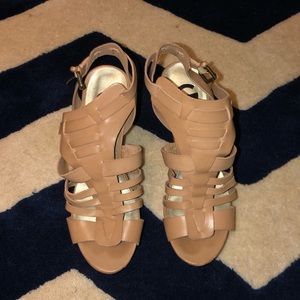 Tan wedges